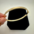 18k Gold - Cartier Inspired Bangle Screw Type in Yellow Gold Settings (5.65g) 17cm