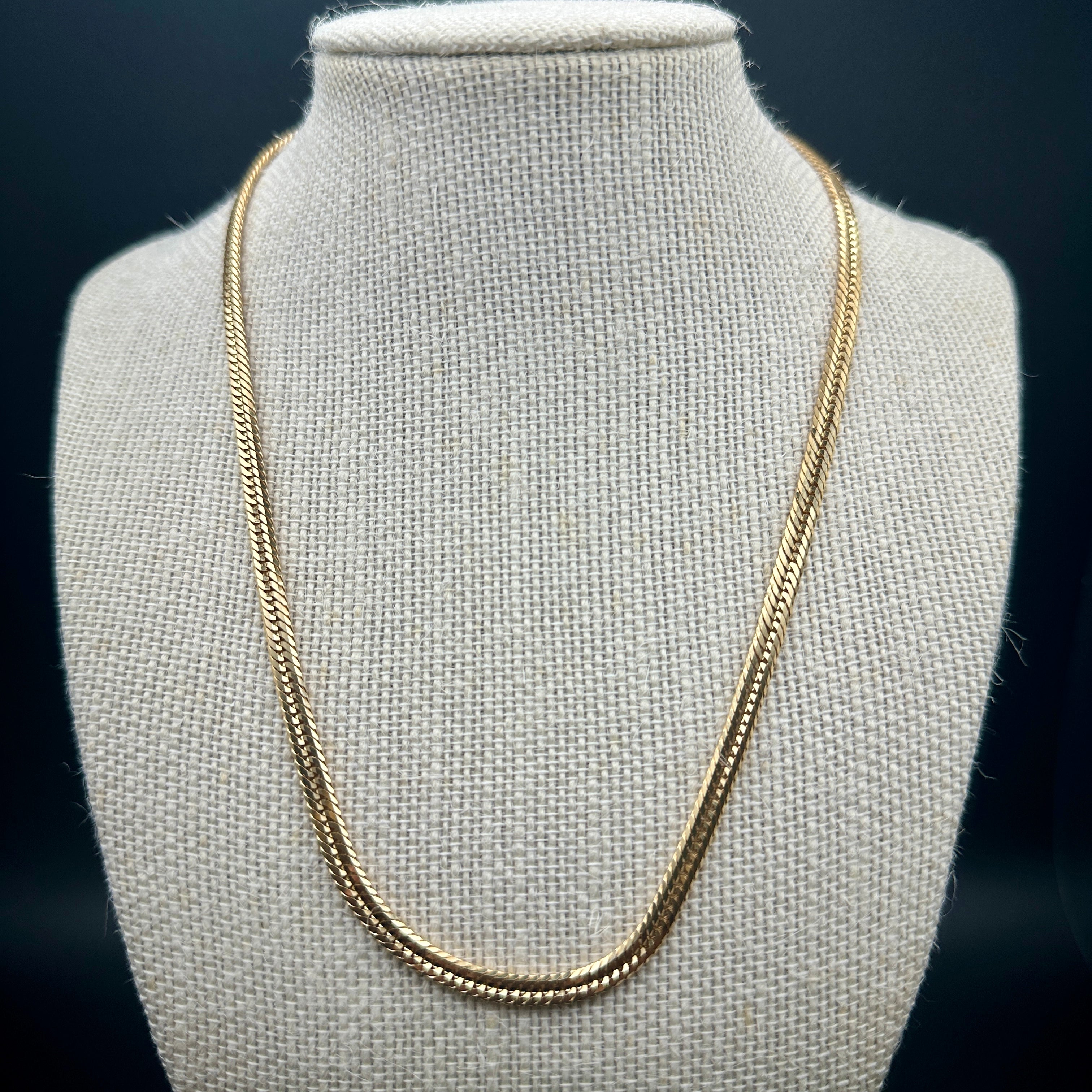 K18 Japan Gold - 12 Cut Necklace in Yellow Gold Settings (23.35g) size 18inches