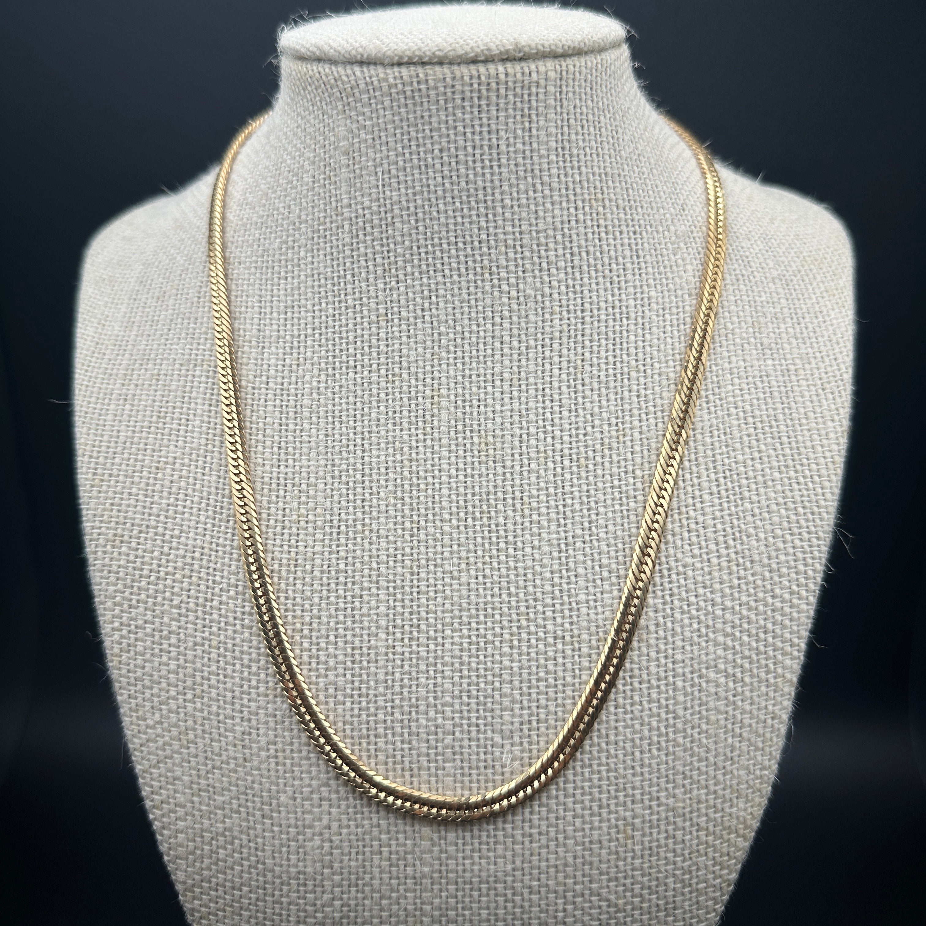 K18 Japan Gold - 12 Cut Necklace in Yellow Gold Settings (23.35g) size 18inches